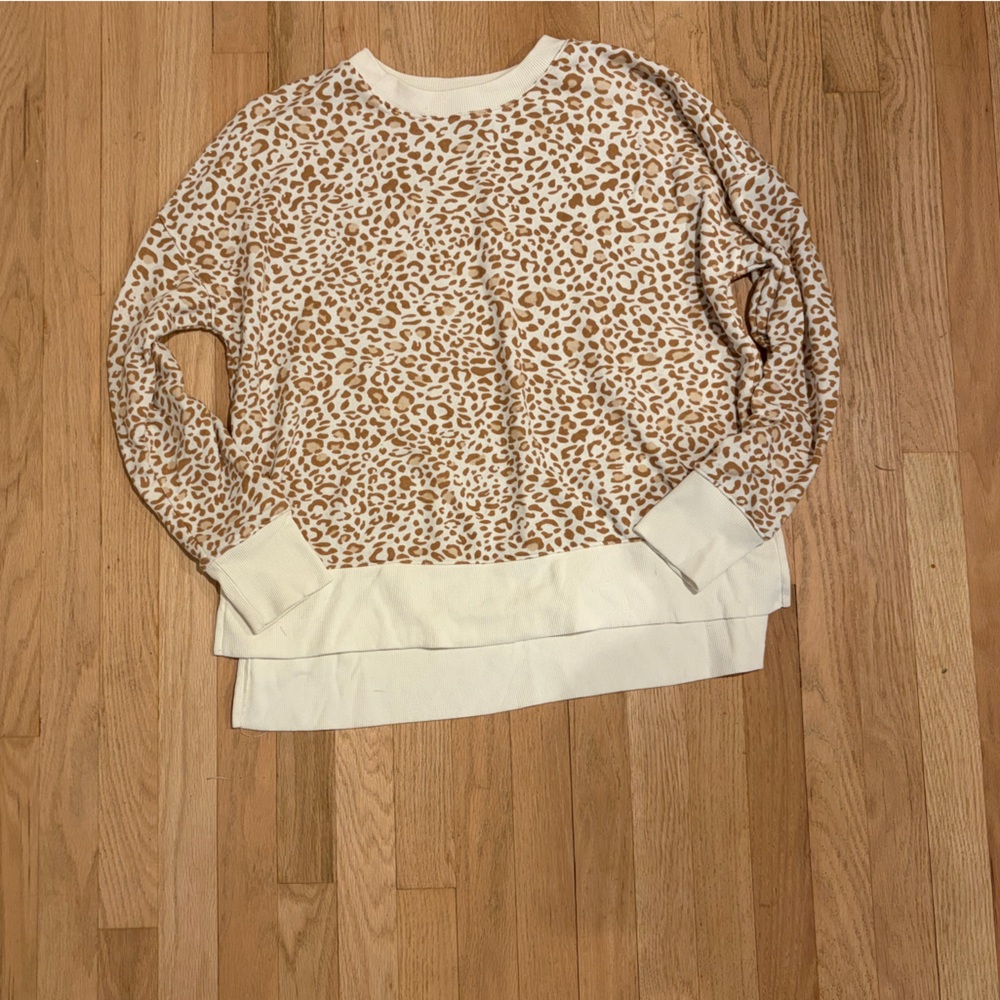 Time and Tru Cream Knit Sweater